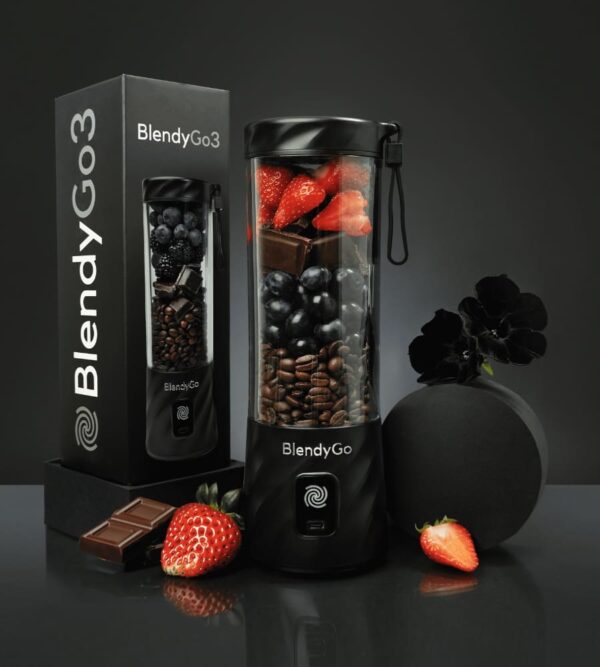 Blender bezprzewodowy blendygo 3 przenośny czarny