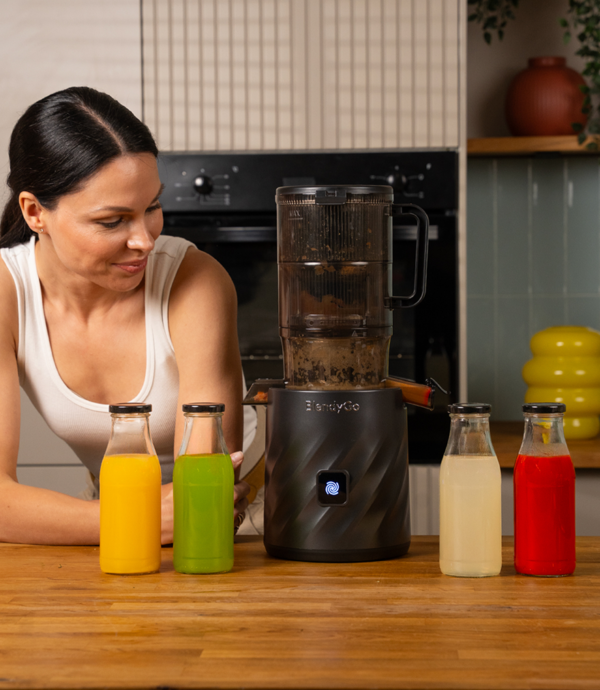 BlendyGo Juice – Flaschen mit Saft