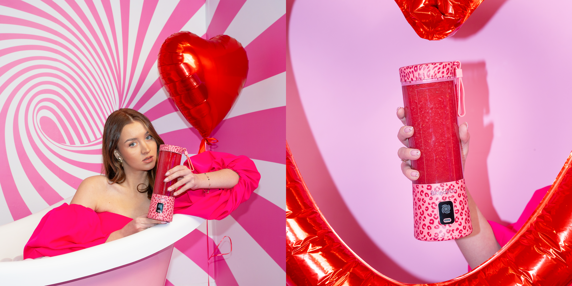 Dwa blendery BlendyGo na kamieniu