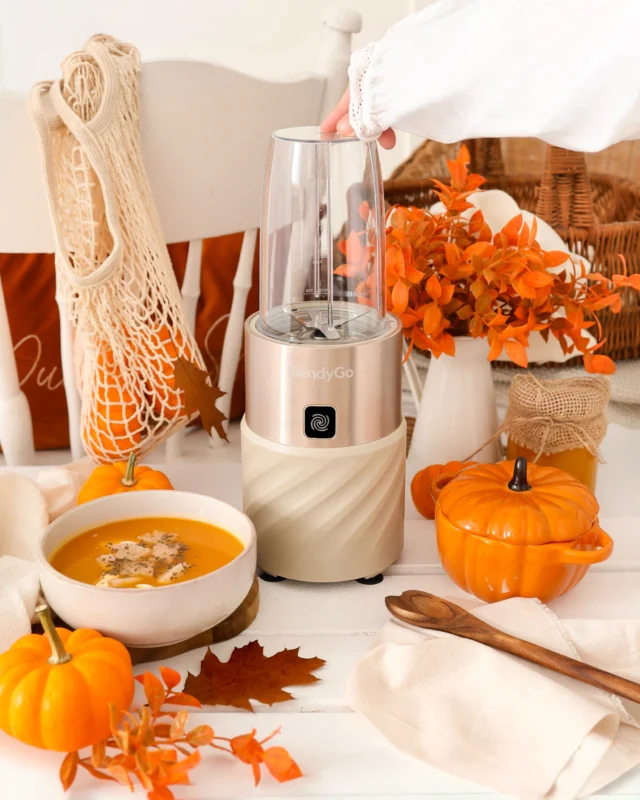 Your autumn favourites, blended to perfection 🧡 BlendyGo Max is here to make your cosy-season recipes…