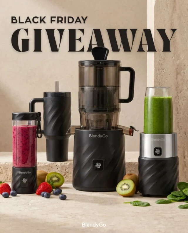 BLACK FRIDAY GIVEAWAY!  The biggest giveaway in BlendyGo history❕ To celebrate Black Friday, we’ve prepared something…